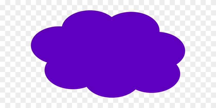 Clouds Clipart Purple - Blue Cloud Clipart #75090
