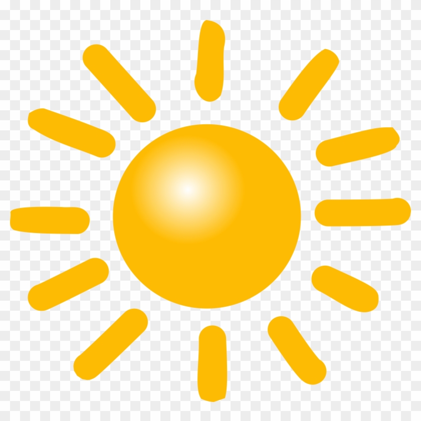 Sun Symbol Weather Clip Art - Sun Symbol Weather Clip Art #75215