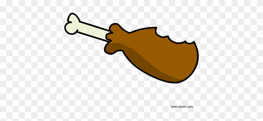 Half Eaten Turkey Leg Clip Art - Turkey Meat #75396