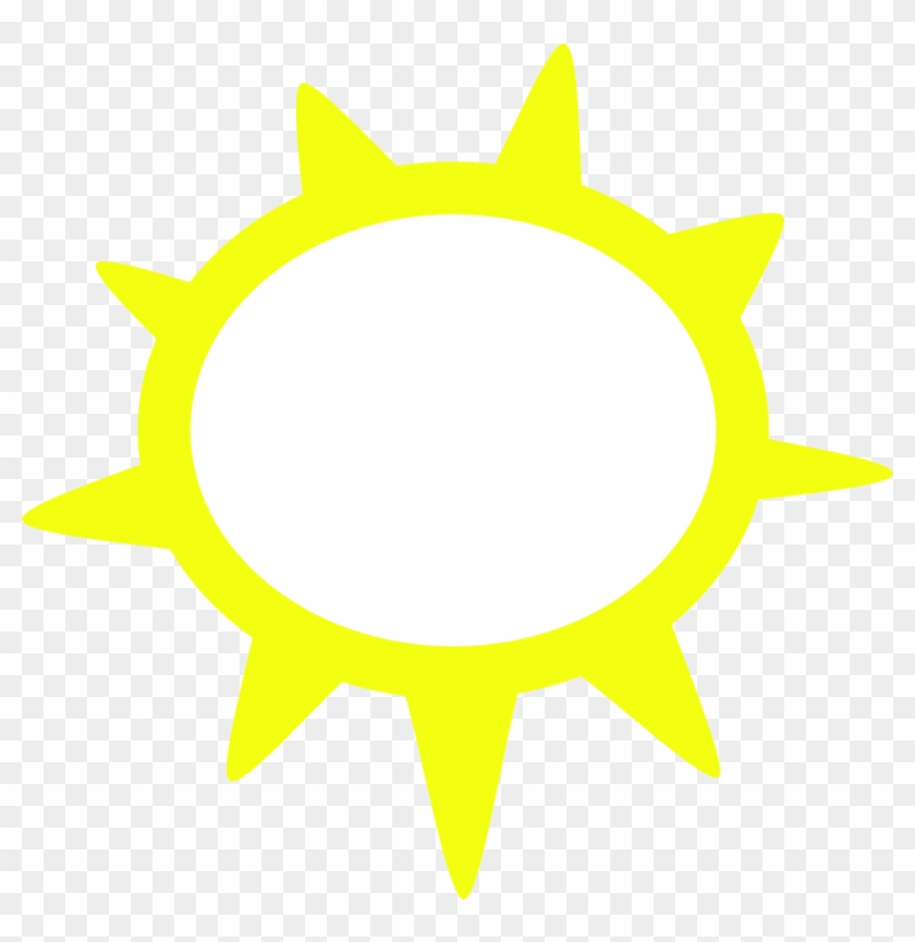 Sunny Weather Symbols Clip Art - Weather Symbols Sun #75473