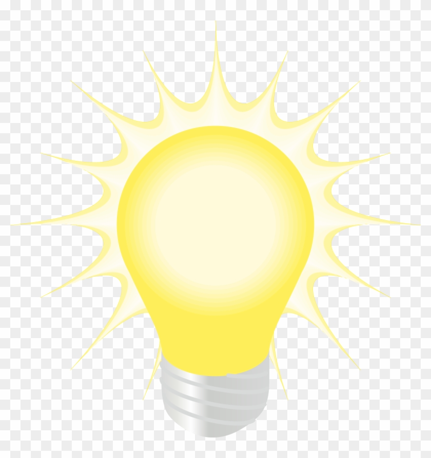 Microsoft Clipart Light Bulb - Shining Light Bulb Png #75487