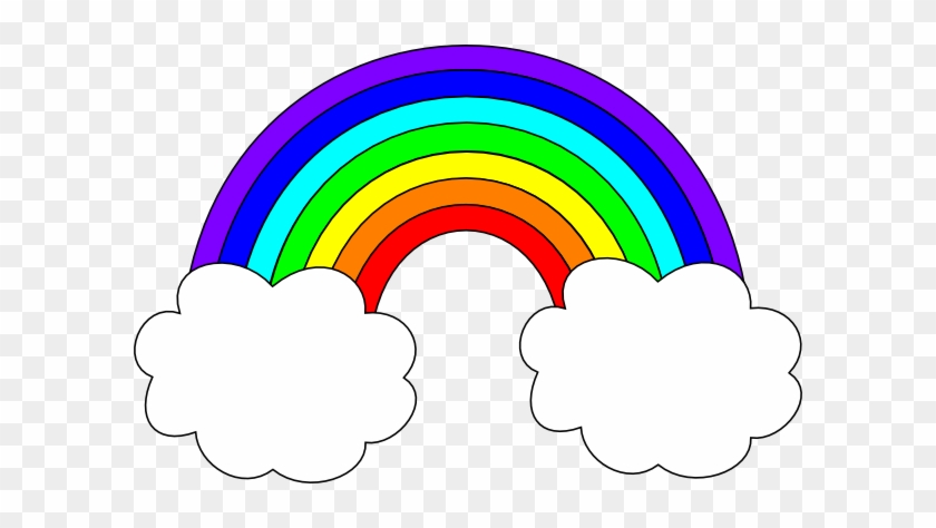 Rainbow Clipart Cartoon - Clipart Of A Rainbow #75500