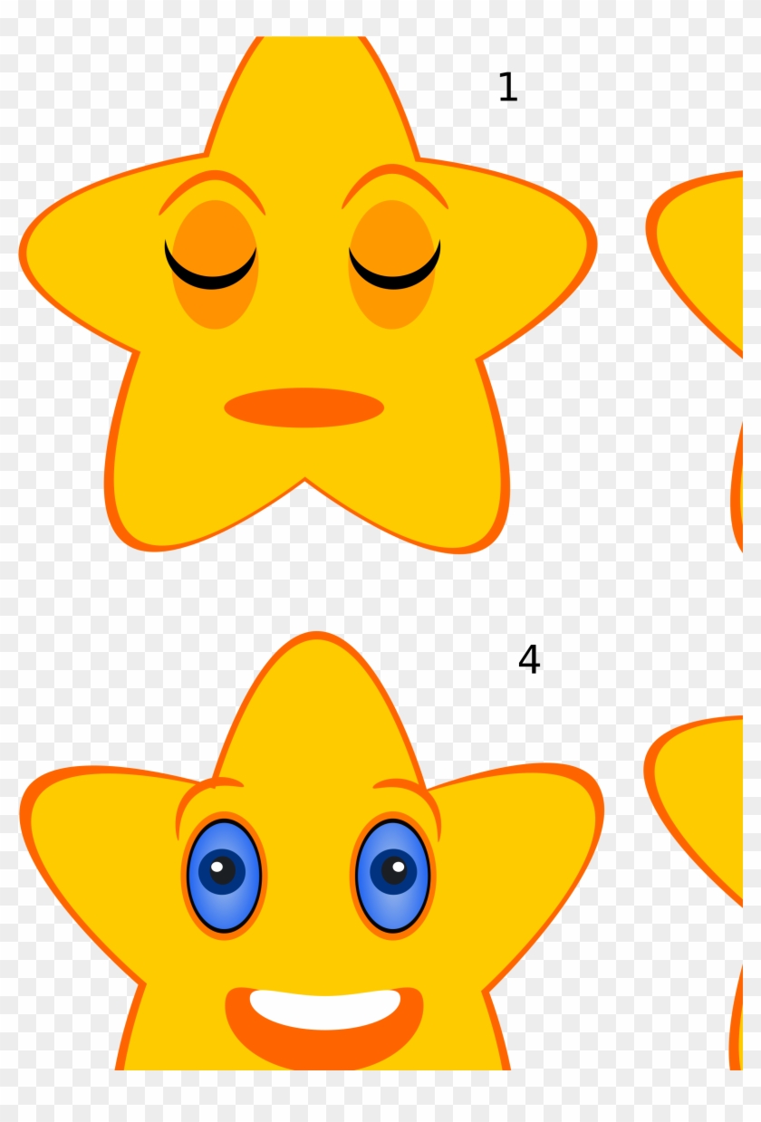 Big Star Clipart - Emotions Stars #75523