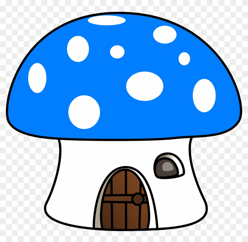 Mushroom House Clipart #75537