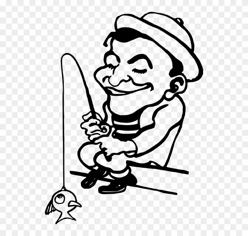 Boy, Cartoon, Fish, Fisher, Fisherman - Fisher Png #75623