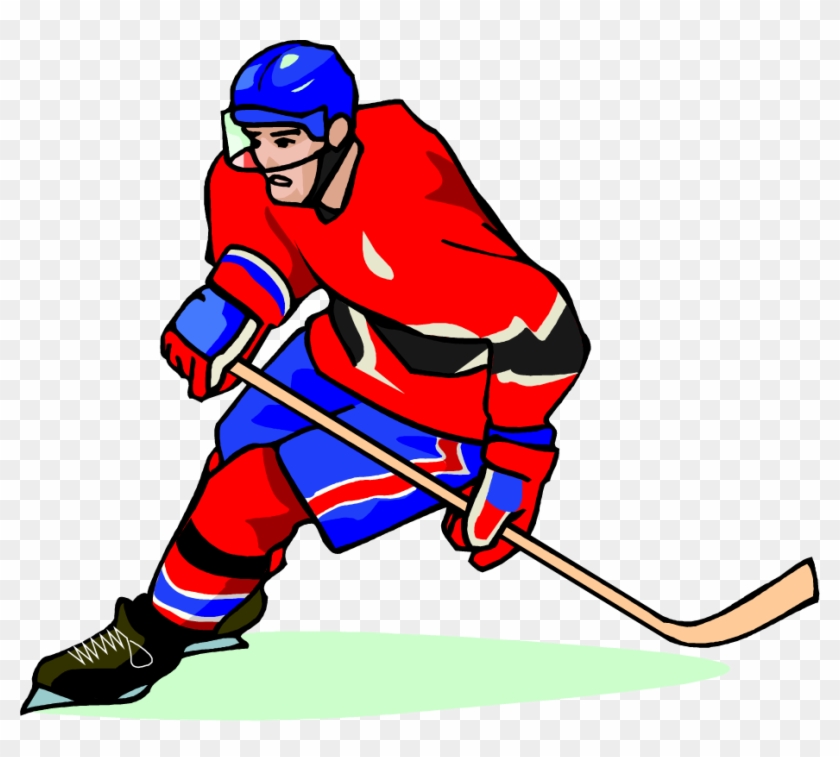 Free Hockey Player Vector Art Clip Art Image From Free - Hockey Free Clip Art #75754