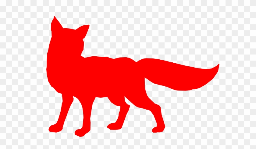 Red Fox Clip Art At Clker - Fox Silhouette #75814