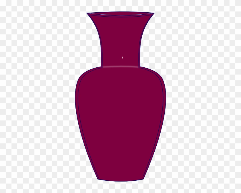 Purple Vase Clip Art At Clker Com Vector Clip Art Online - Clip Art Vase #75883