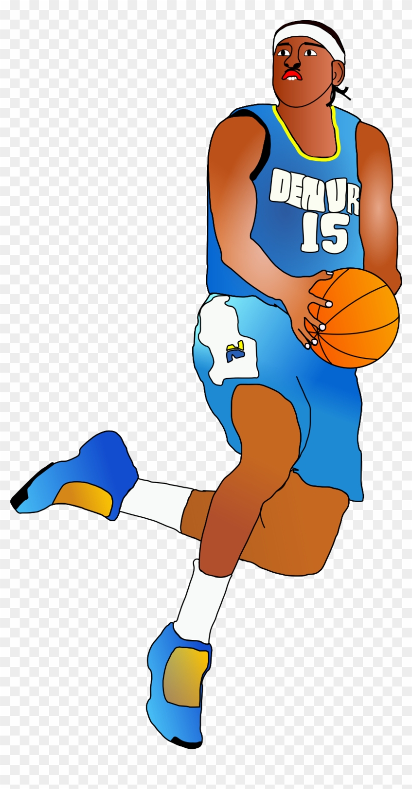 Clipart - Basketball Player Clipart #75943