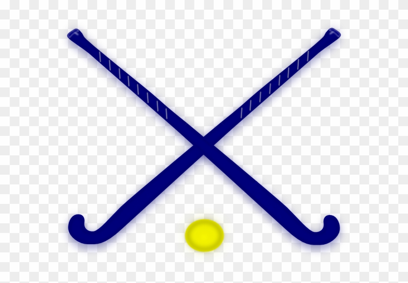 Blue Field Hockey Clip Art #75975
