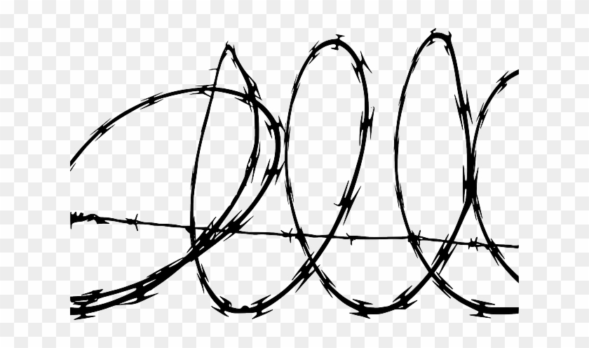 Barbed Wire Clipart Image - Barbed Wire Clipart #76053