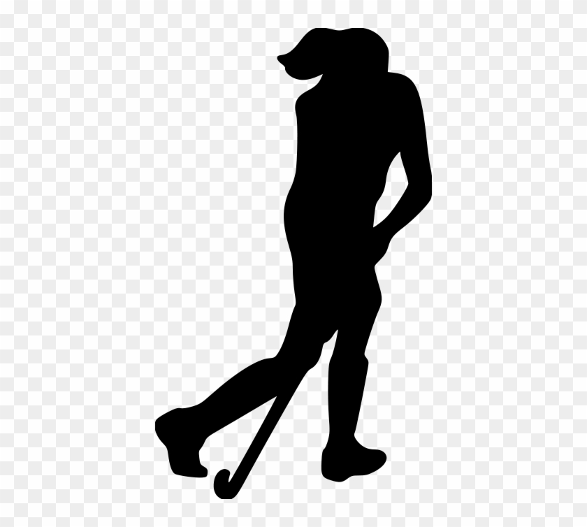 Field Hockey Player File Size - Field Hockey Player Silhouette #76070