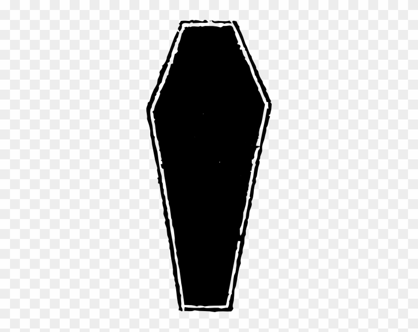 Coffin Blackout Clip Art At Clker - Coffin Clip Art #76086