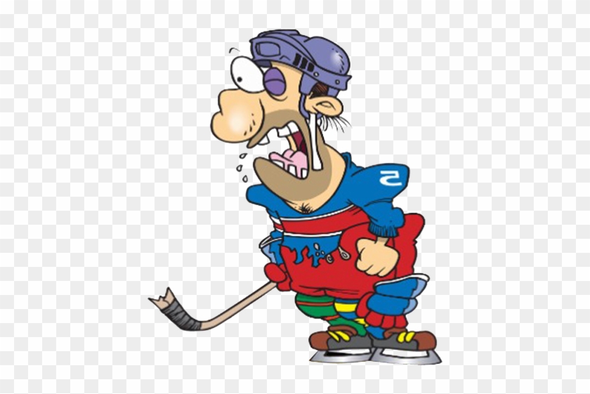 Hockey Player Cartoon - Welding Clip Art #76150