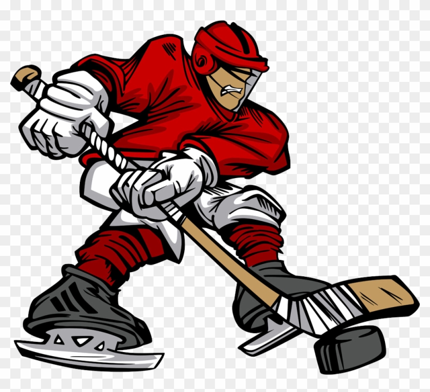 Ice Hockey Player Cartoon Hockey Stick - Ice Hockey Player Cartoon Hockey Stick #76240