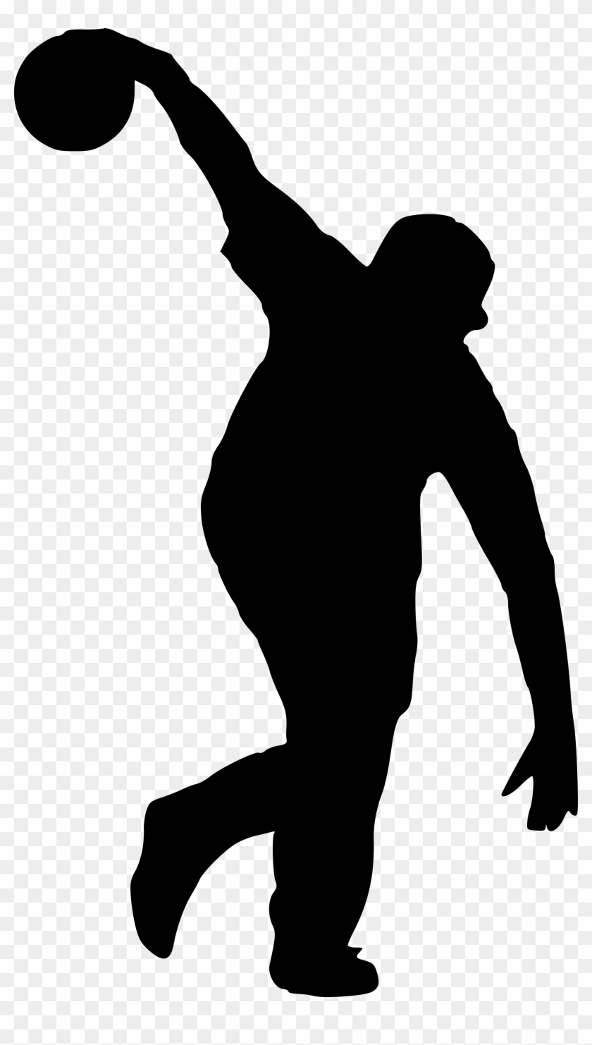 Free Png Sport Bowling Silhouette Png Images Transparent - Bowling Silhouette #76245