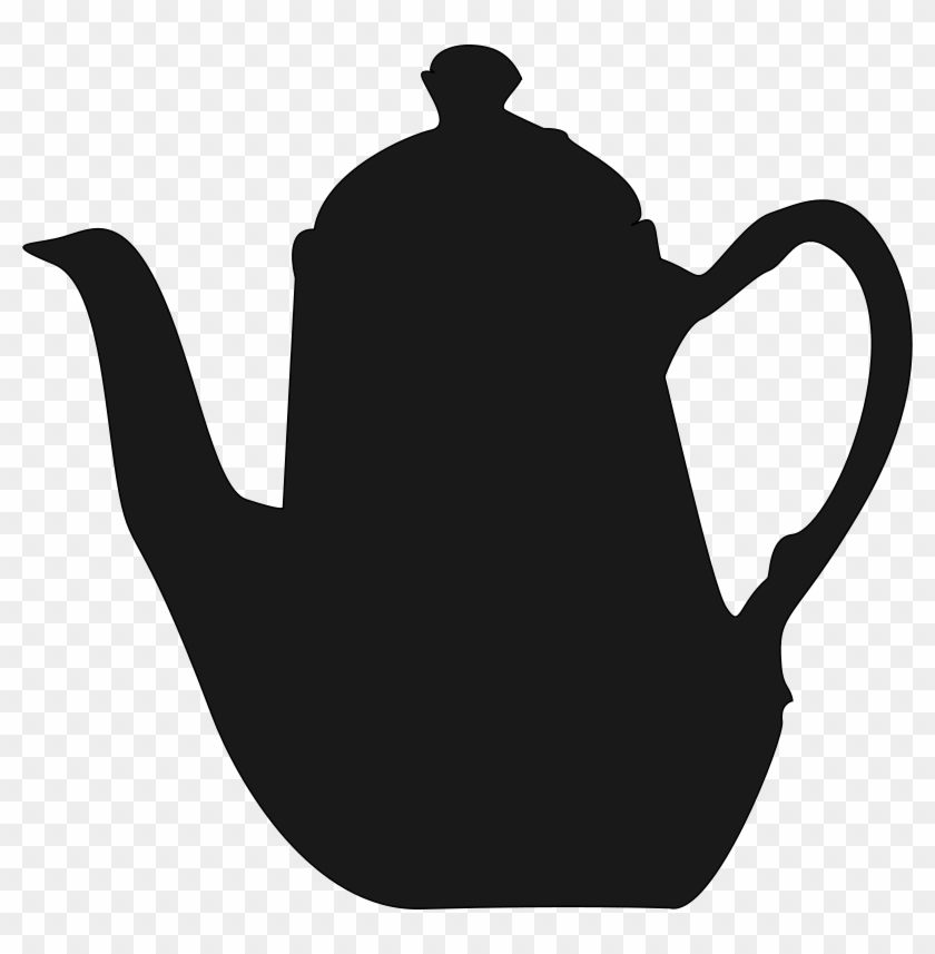 English Porcelain Teapot Clip Art - Bule De Cha Desenho #76371