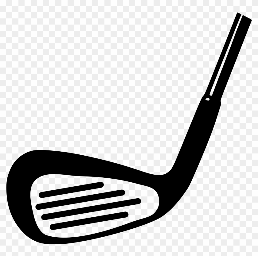 Golf Club Clip Art Black And White - Golf Club Svg #76539