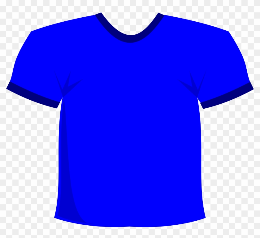 Short Sleeve Shirts Clipart - Blue Shirt Clipart #76766