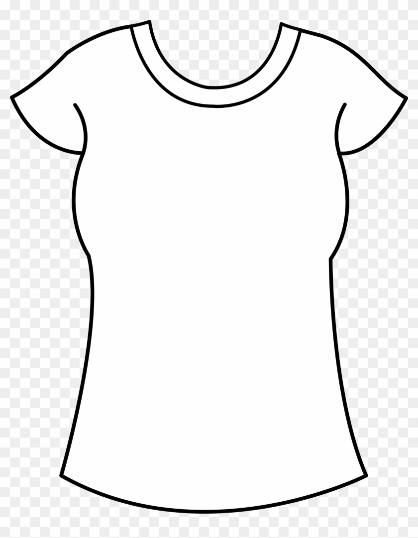 T Shirt Outline Clip Art - T Shirt Outline Clip Art #76779