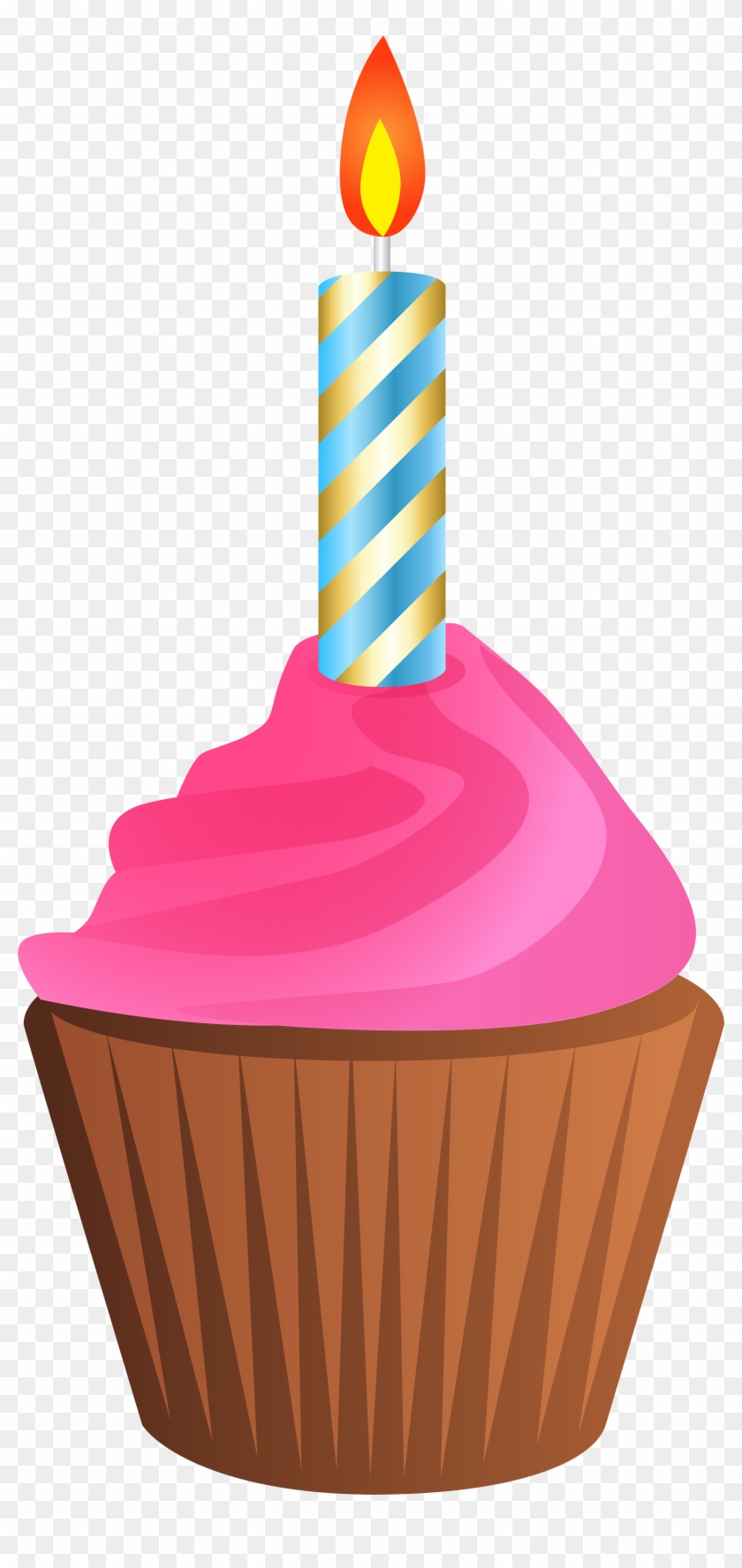 Fall Clipart Candle - Birthday Muffin Png #76819