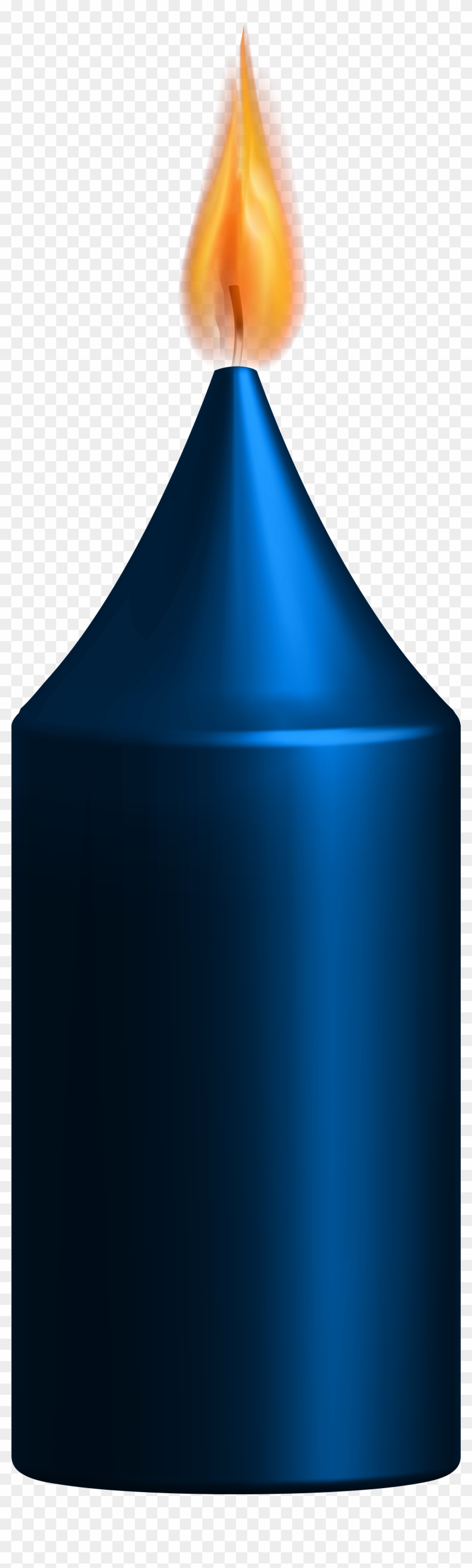 Blue Candle Png Clip Art - Vase #76840