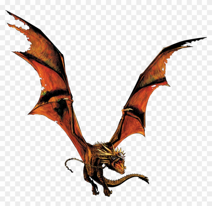 Hungarian Horntail Dragon In Flight - Dragon Harry Potter Png #76870