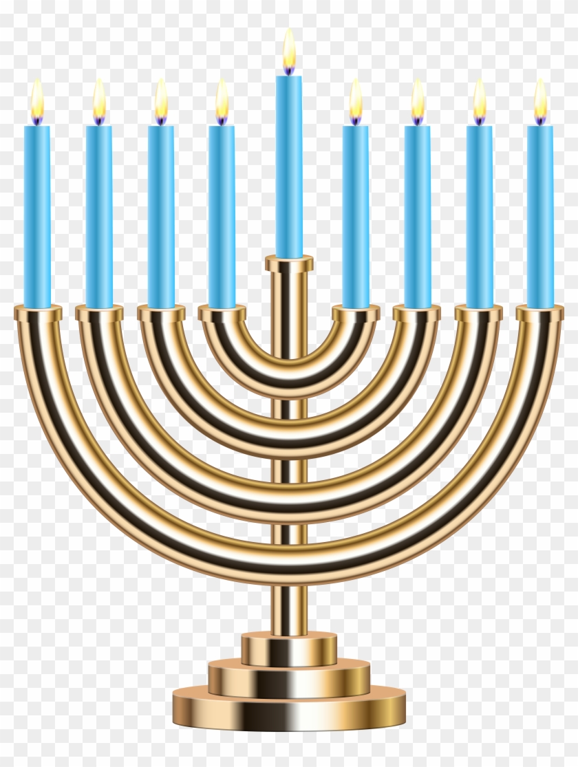 Gold Menorah Png Clip Art - Gold Menorah Png Clip Art #76913