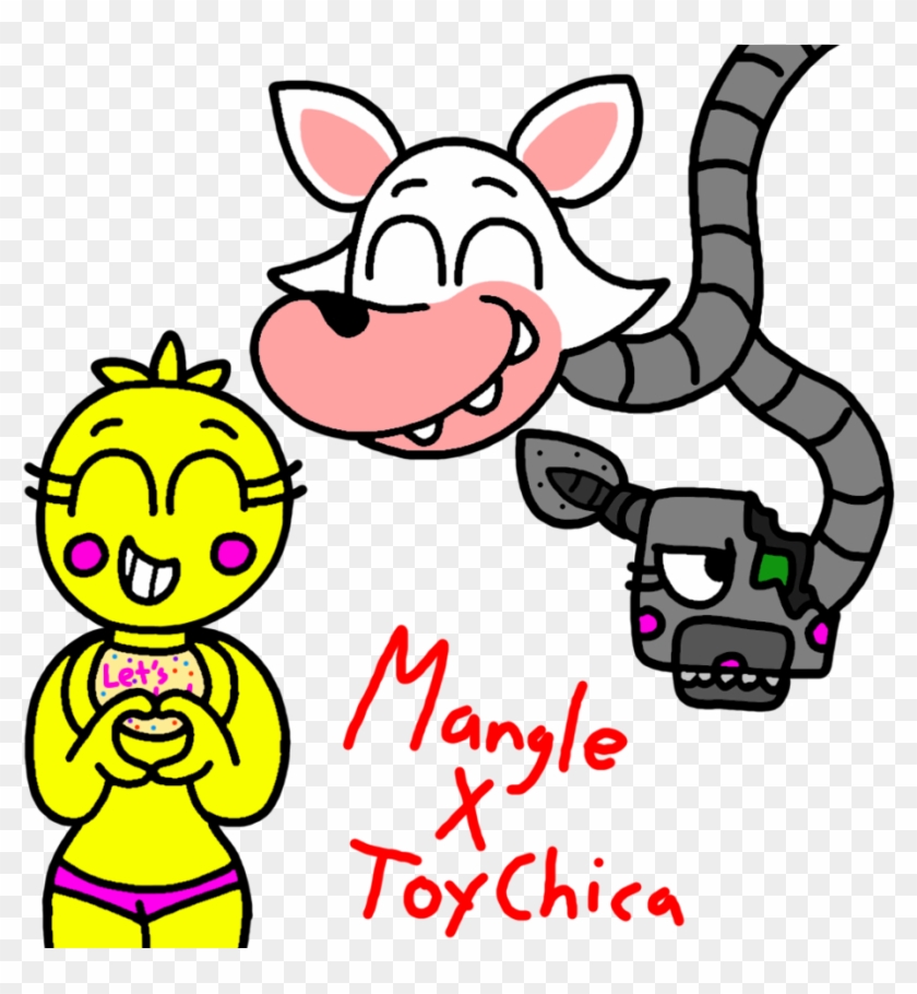 Mangle X Toy Chica By Kriztian-draws - Comics #420996