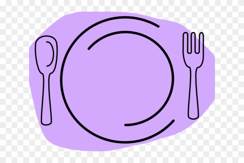 Dinner Plate Clipart Big Plate - Plate Clip Art #421090