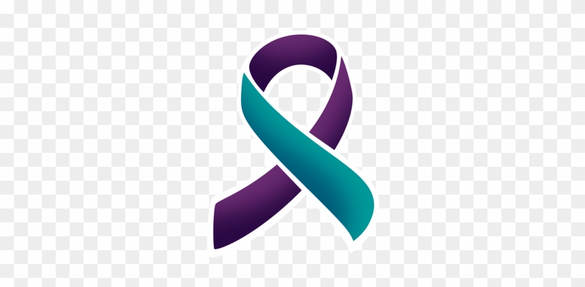 Lost In Paradise - Teal And Purple Ribbon #421185