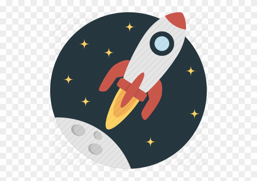 Free Transport Icons - Transparent Rocket To The Moon #421258