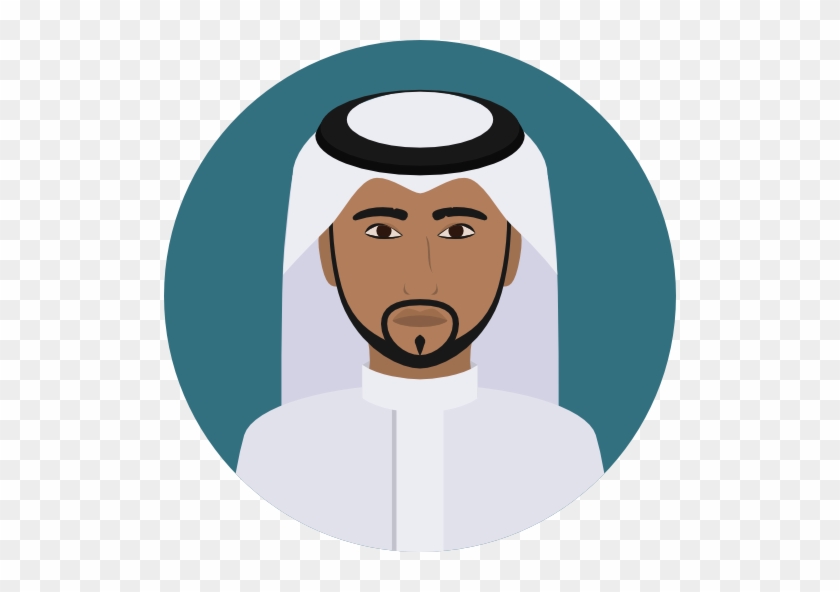 User Icon - Arab Man Vector Png #421272