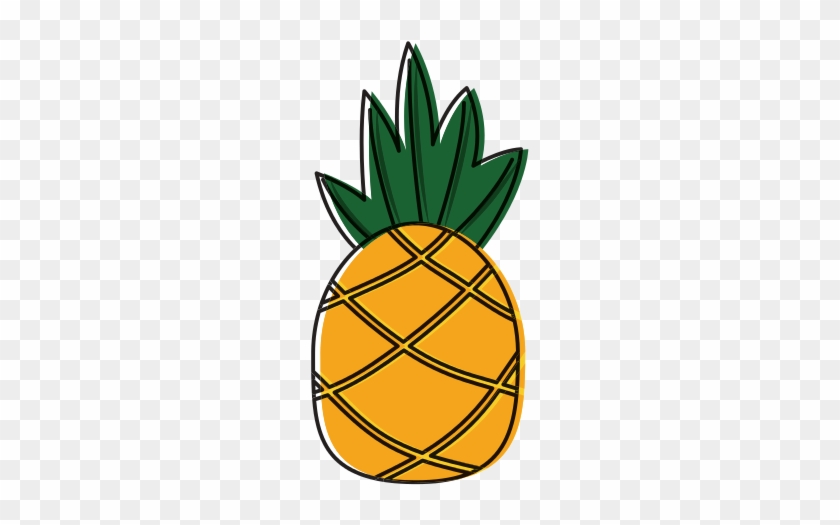 Pineapple Tropical Fruit Icon - Food #421282