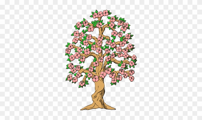 Flower Tree Clipart Png - Tree Clip Art #421334