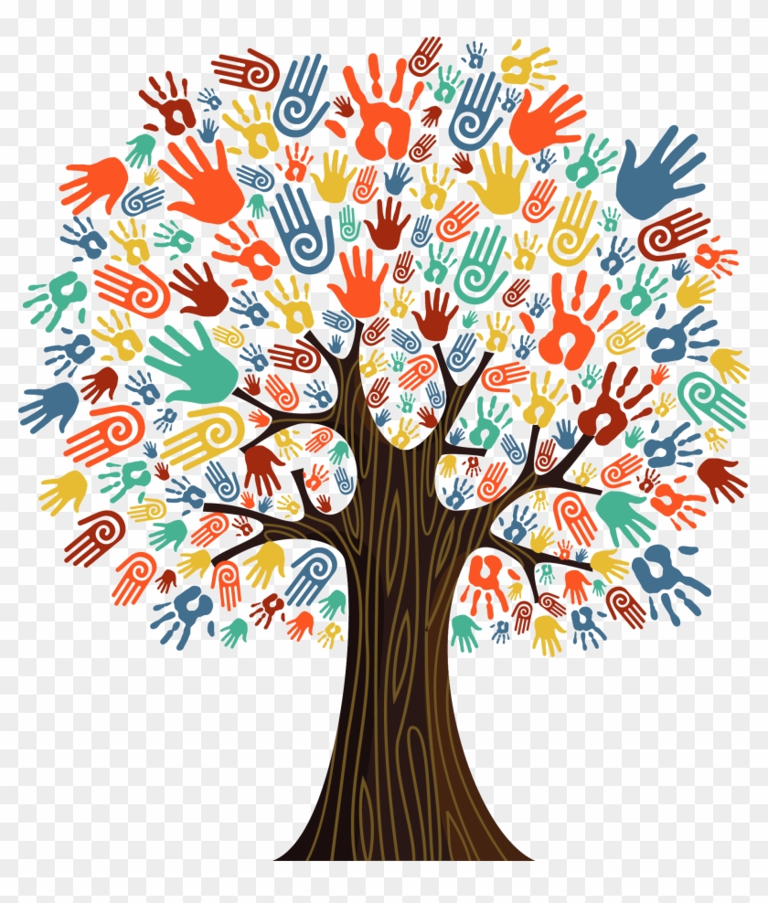 Tree Supporting The Environment Clipart - We Are The World #421348
