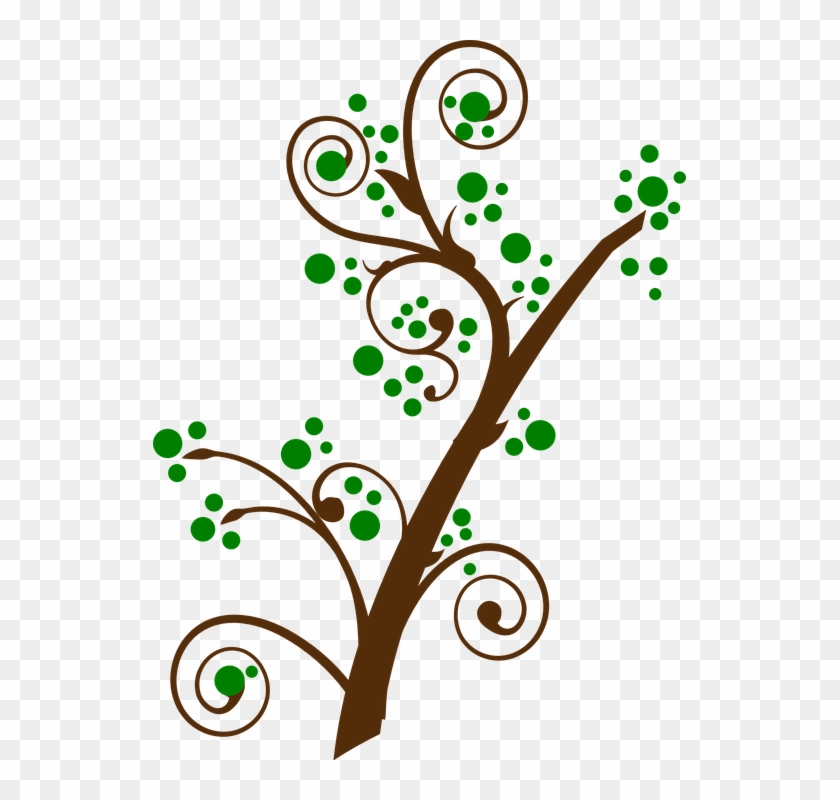 Bloom Tree Cliparts 25, Buy Clip Art - Tree Branches With Leaves Clipart #421386