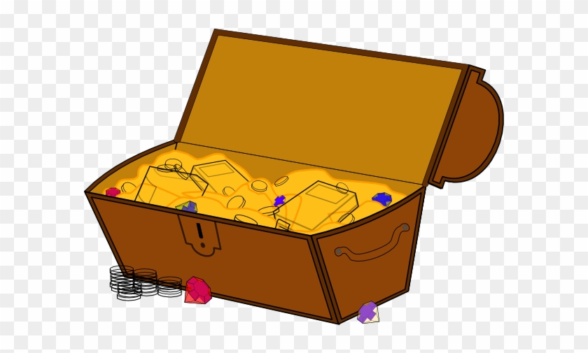 Free Simple Treasure Chest Clip - Treasure Chest Clip Art #421403