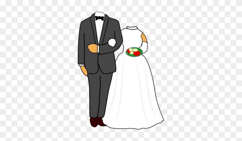 Groom - Clipart - Bride And Groom Cartoon #421443