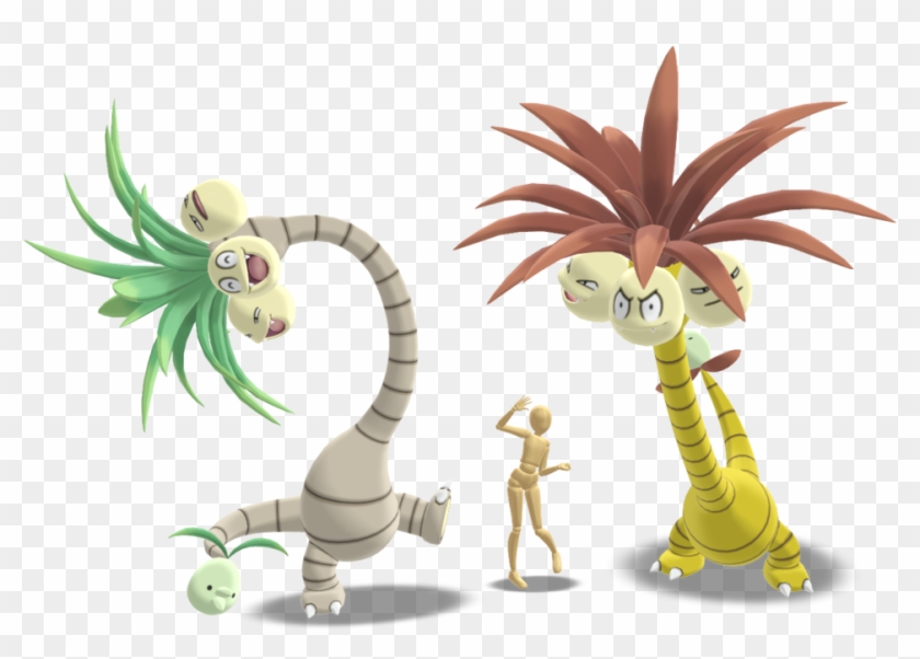 Alolan Exeggutor *dl* By Catty-mintgum - Alolan Exeggutor 3d Model #421474