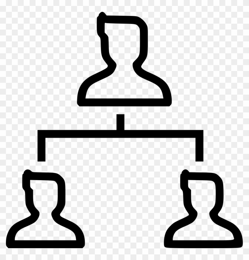 Company Organization Structure Hierarchy Leader Subordinates - Company Structure Icon Png #421475