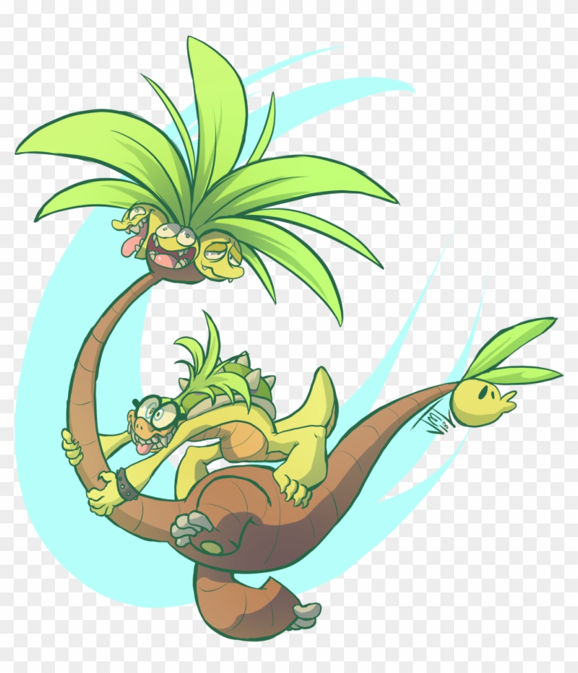 Alola Exeggutor Iggy Koopa Exeggutor Koopaling Pokemon - Alola Exeggutor #421478