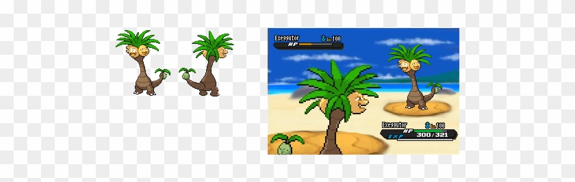 Thecynicalpoet 40 0 Alolan Exeggutor Sprite By Thecynicalpoet - Exeggutor #421546