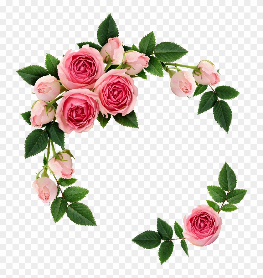 Fte Flowers Picsart Frame - 'm4175tyg-b1x10 Elegant Flowers' 10 Assorted Thank #421593