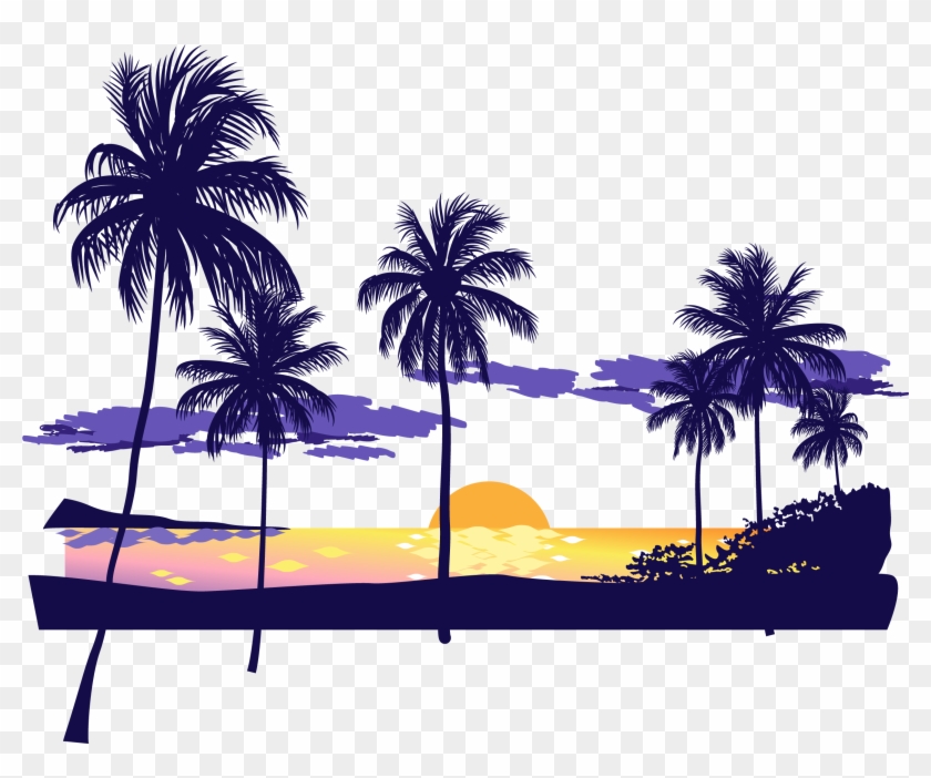 Sunset Beach Icon - Icon Beach Png #421747