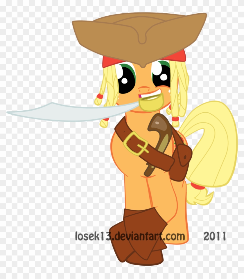 Applejack Sparrow By Losek13 - Mlp Apple Jack Sparrow #421790