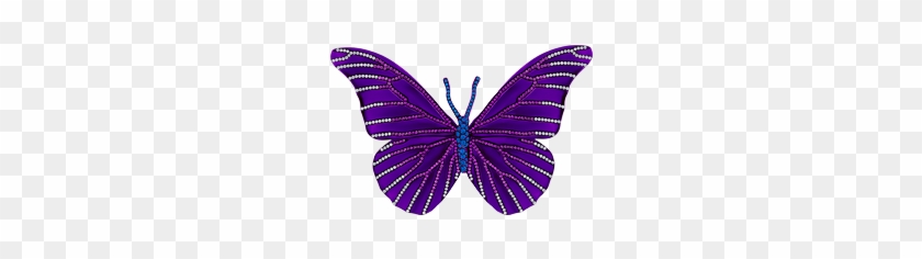 Purple Butterfly Brooch - Papilio Machaon #421839