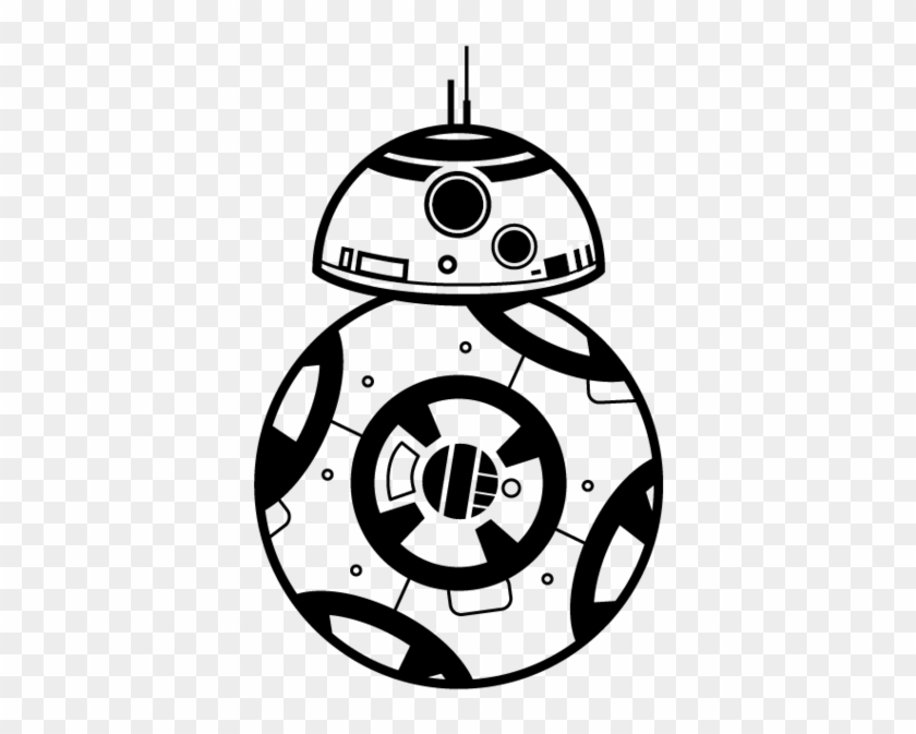 Bb8 Vector - Bb8 Black And White #421973