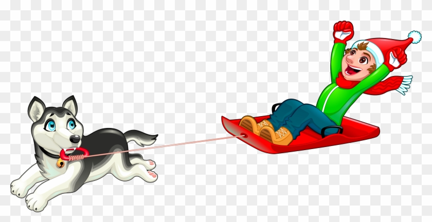 Dog Sled Clip Art - Dog Sled Clip Art #422222