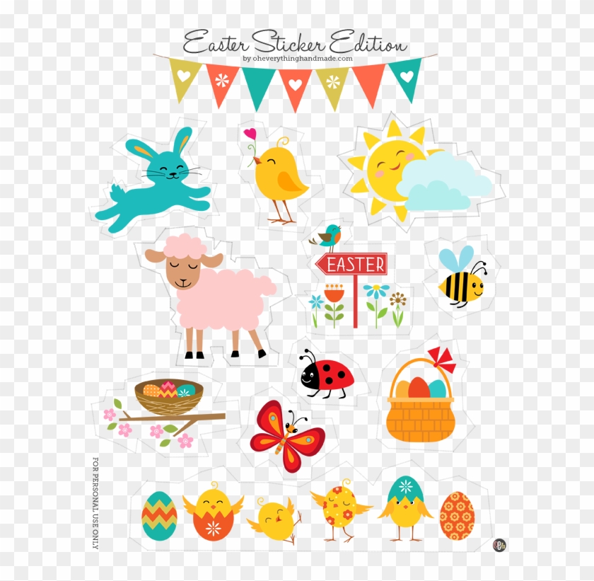 Easter Sunday Stickers - Easter Stickers Printable #422392